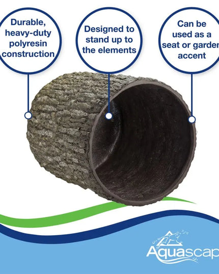 Faux Oak Stump Cover