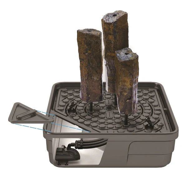 Watch Aquascape 3 pc Mongolian Basalt Columns Fountain Kit