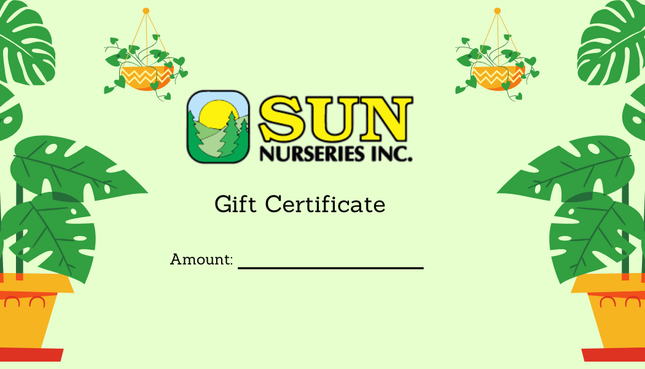 Sun Nurseries Gift Card